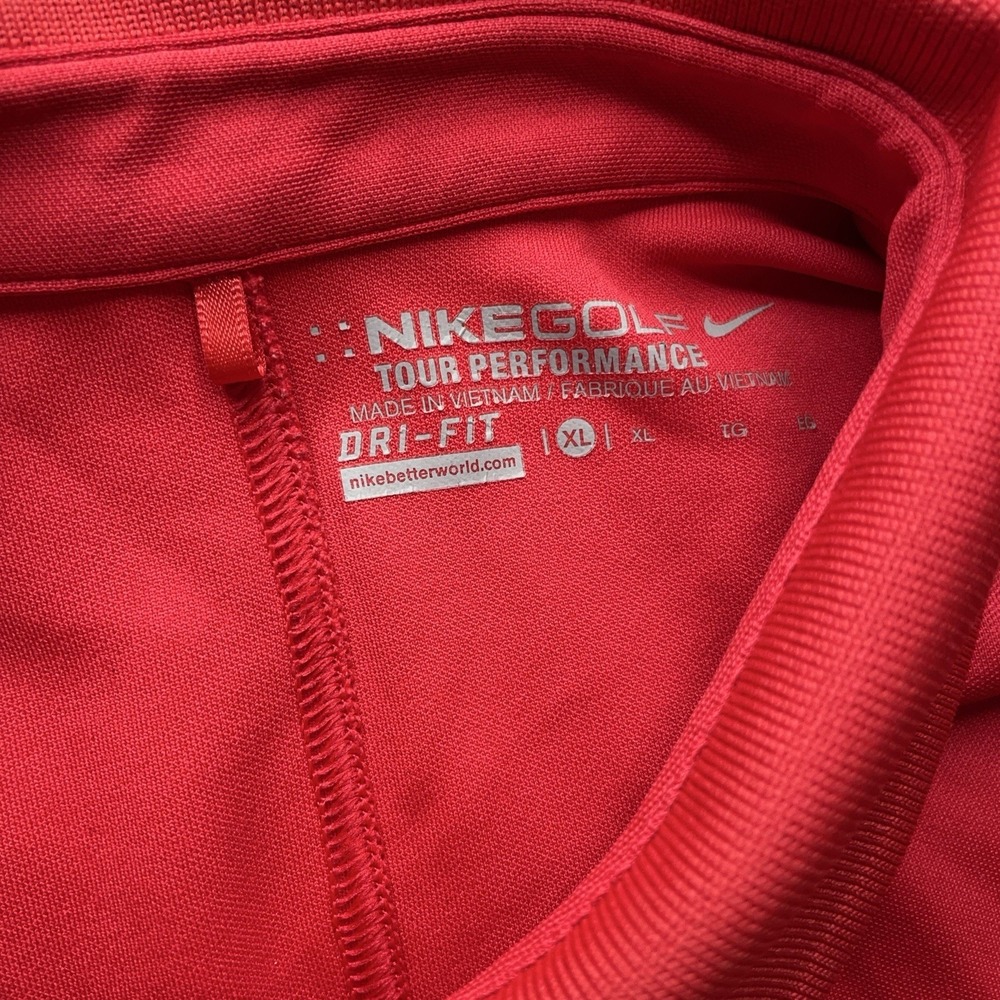Nike Golf Tour Performance Titleist Red Dri-Fit Polo Shirt Women's XL - Picture 3 of 15